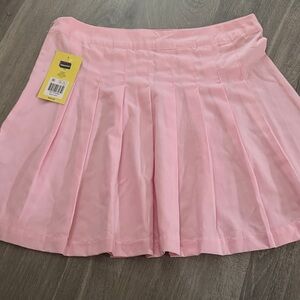 Pink Pleated Women's Skirt